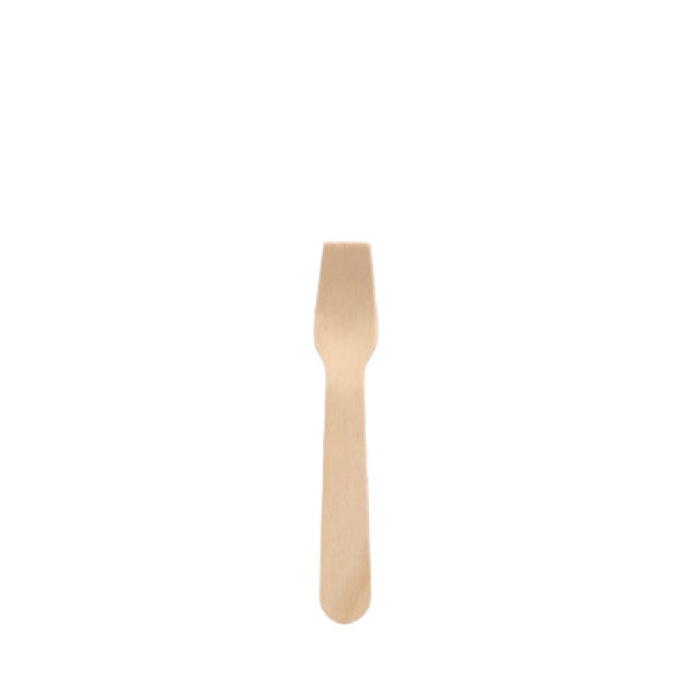 100 Eislöffel, Holz "pure" 9,4 cm