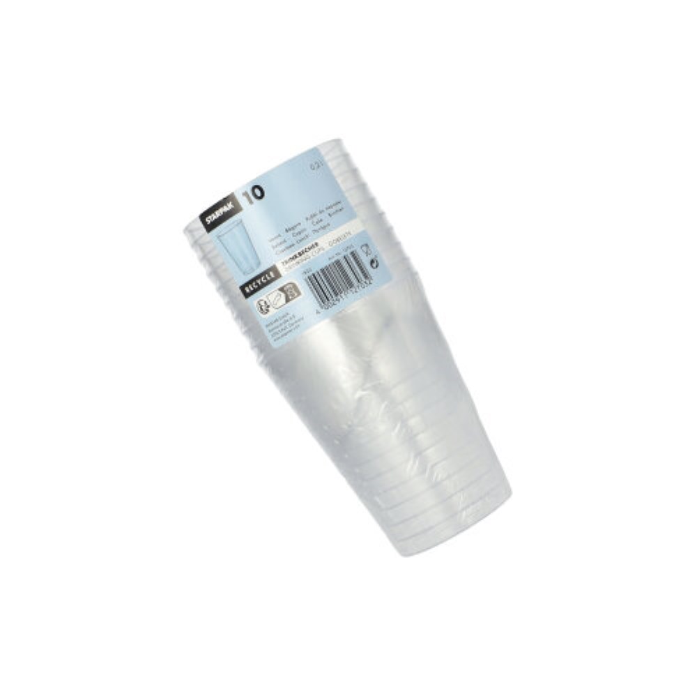 10 Trinkbecher, PS 0,2 l Ø 7,5 cm · 9,7 cm glasklar