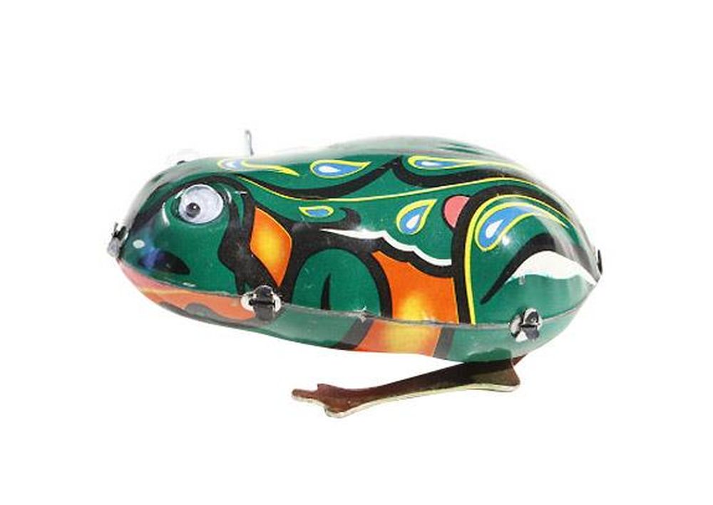 Blech Aufziehspielzeug Frosch zum Aufziehen - Vintage Toy - Sammlerstück