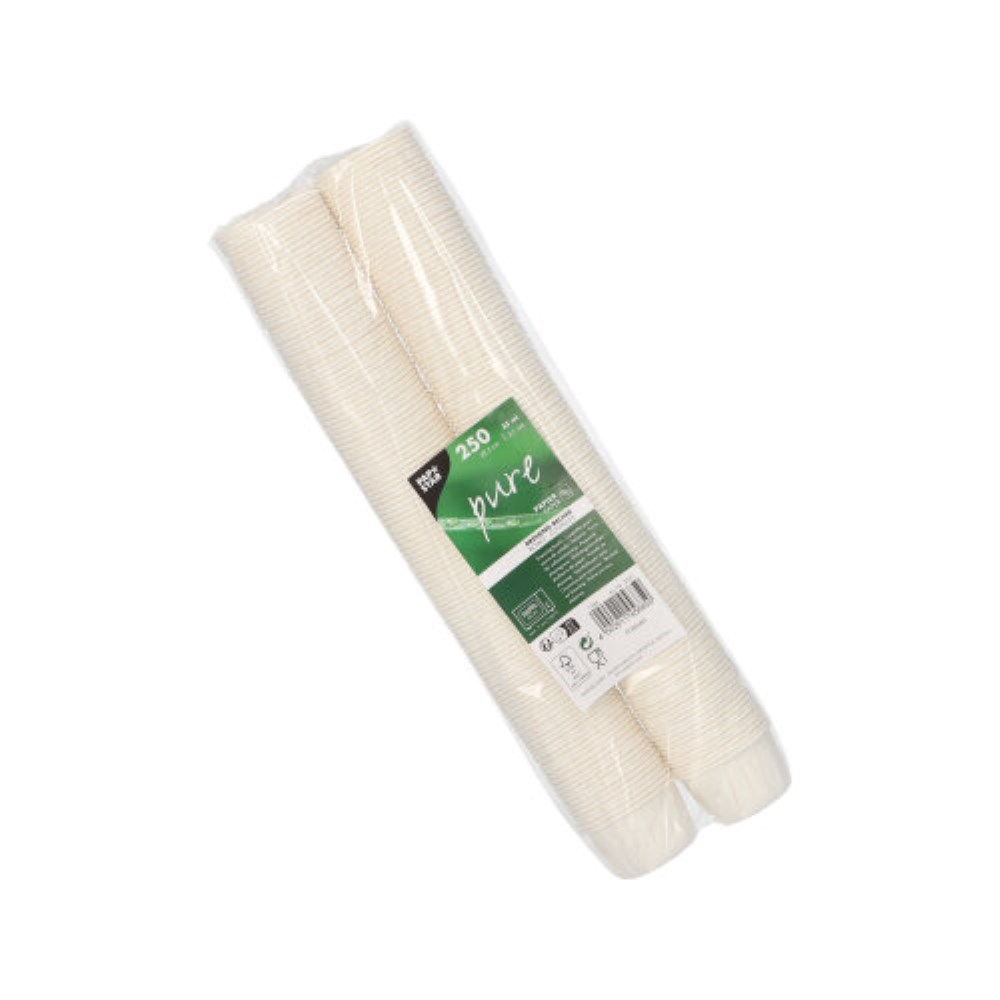 250 Dressingbecher, Papier "pure" 35 ml Ø 5 cm · 3,1 cm weiss