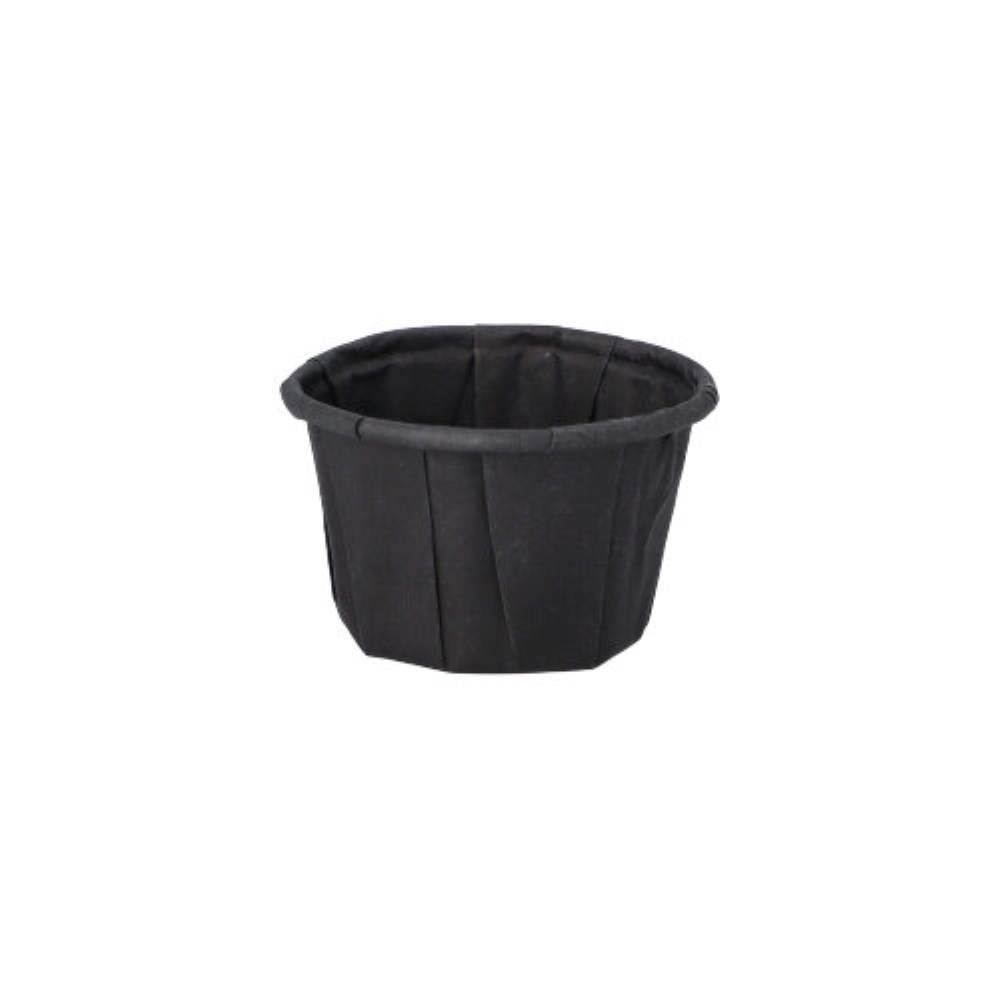 250 Dressingbecher, Papier 25 ml Ø 4,4 cm · 2,8 cm schwarz