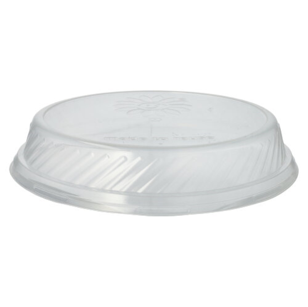 12 Mehrweg-Deckel für Menü-Teller PP rund Ø 22,7 cm · 4,1 cm transparent
