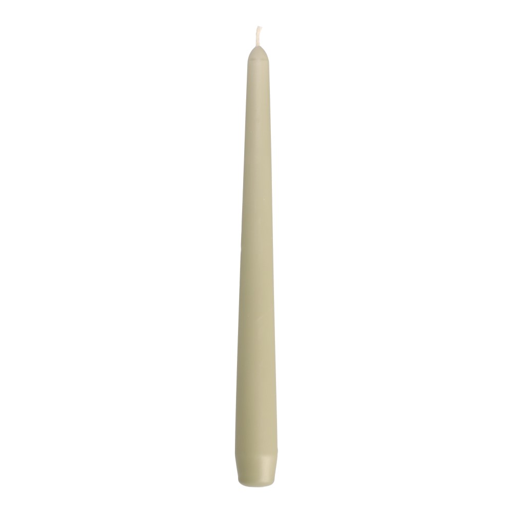 50 Leuchterkerzen Ø 2,2 cm · 25 cm farngrün