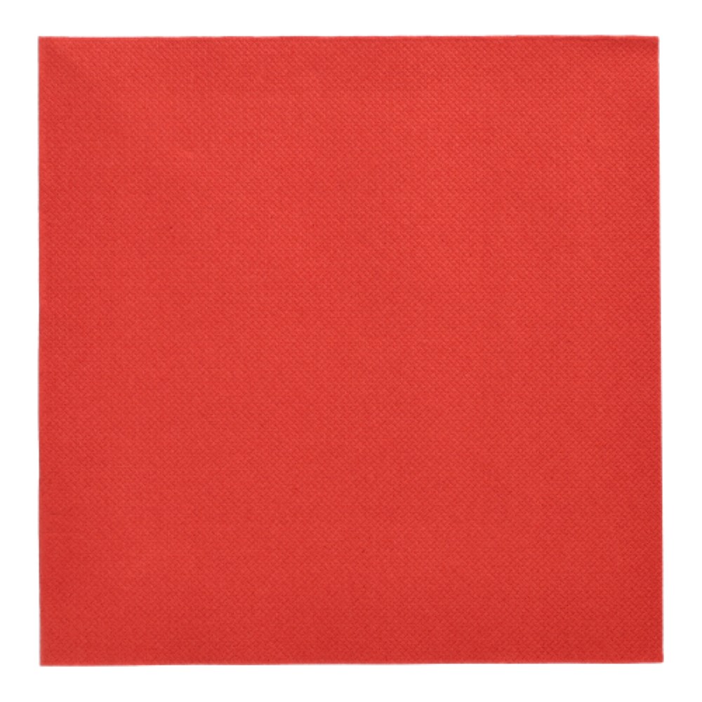 20 Servietten "ROYAL Collection" 1/4-Falz 40 cm x 40 cm feuerrot