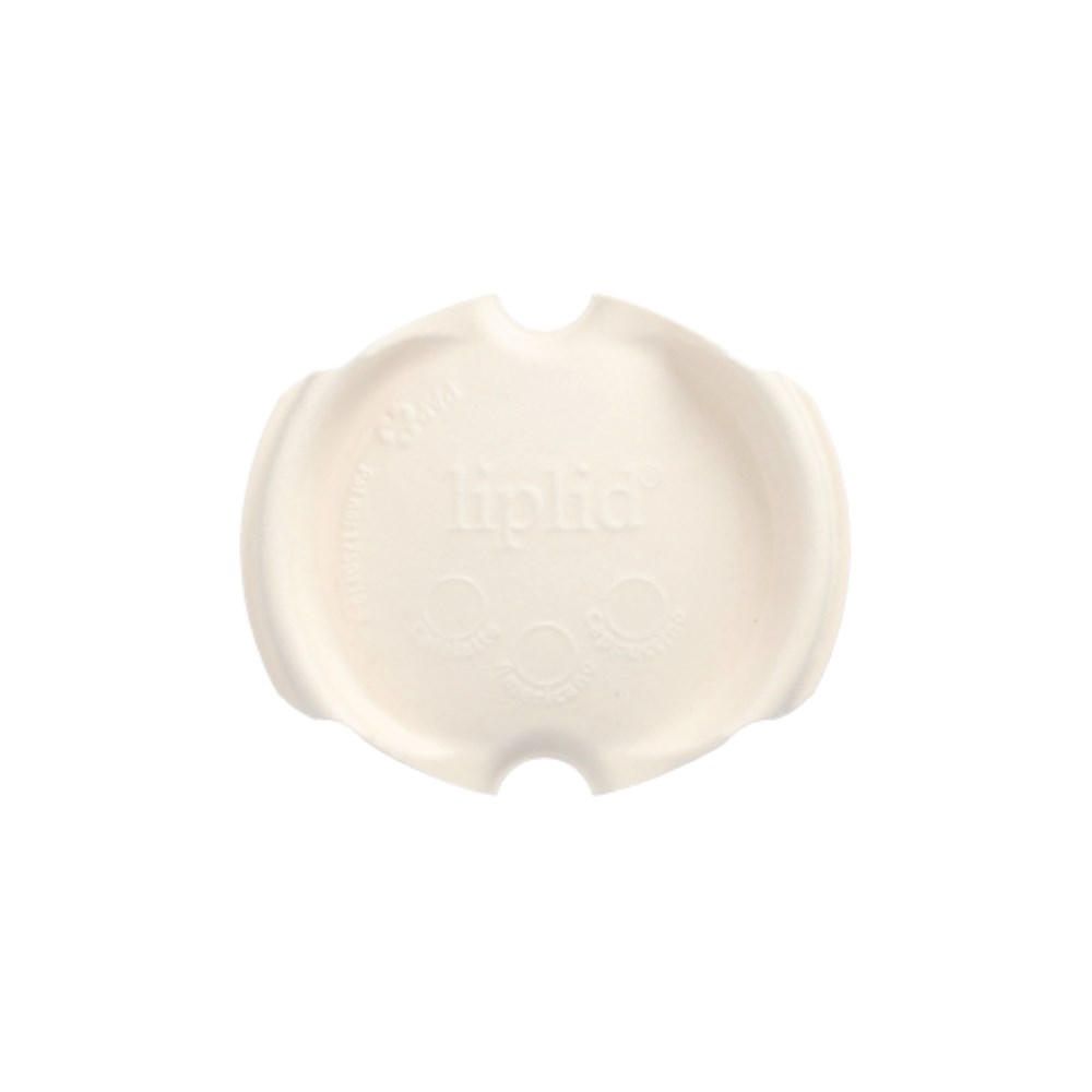 50 Deckel für Trinkbecher Zuckerrohr Ø 8 cm weiss "liplid"