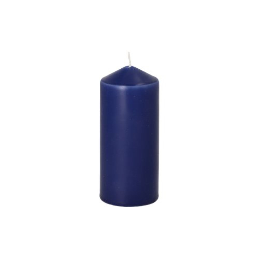 10 Stumpenkerzen Ø 40 mm · 90 mm dunkelblau