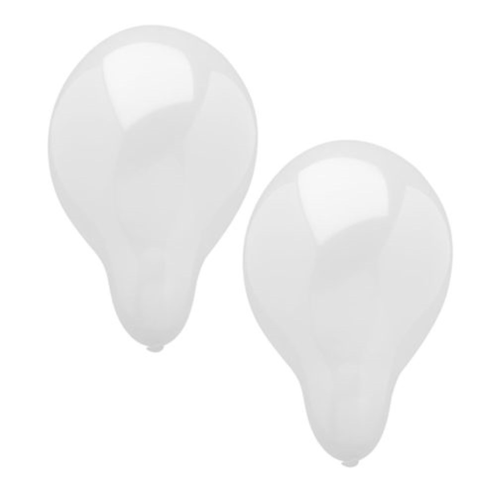 10 Luftballons Ø 25 cm weiss