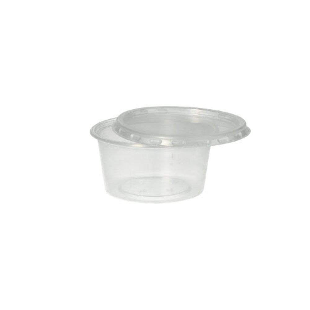 50 Dressingbecher, PP 80 ml Ø 7,1 cm · 3,5 cm transparent