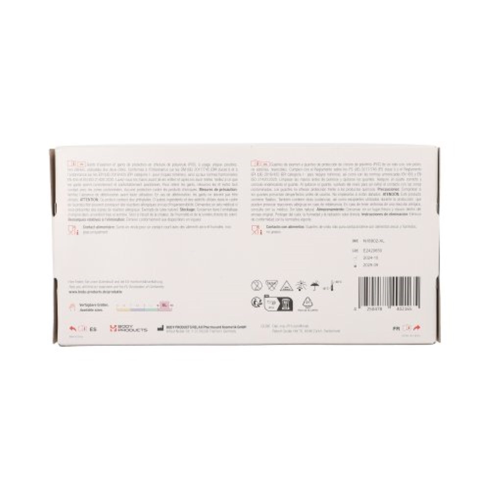 100 "WORK-INN" Handschuhe, Vinyl gepudert "Light" transparent Größe: XL