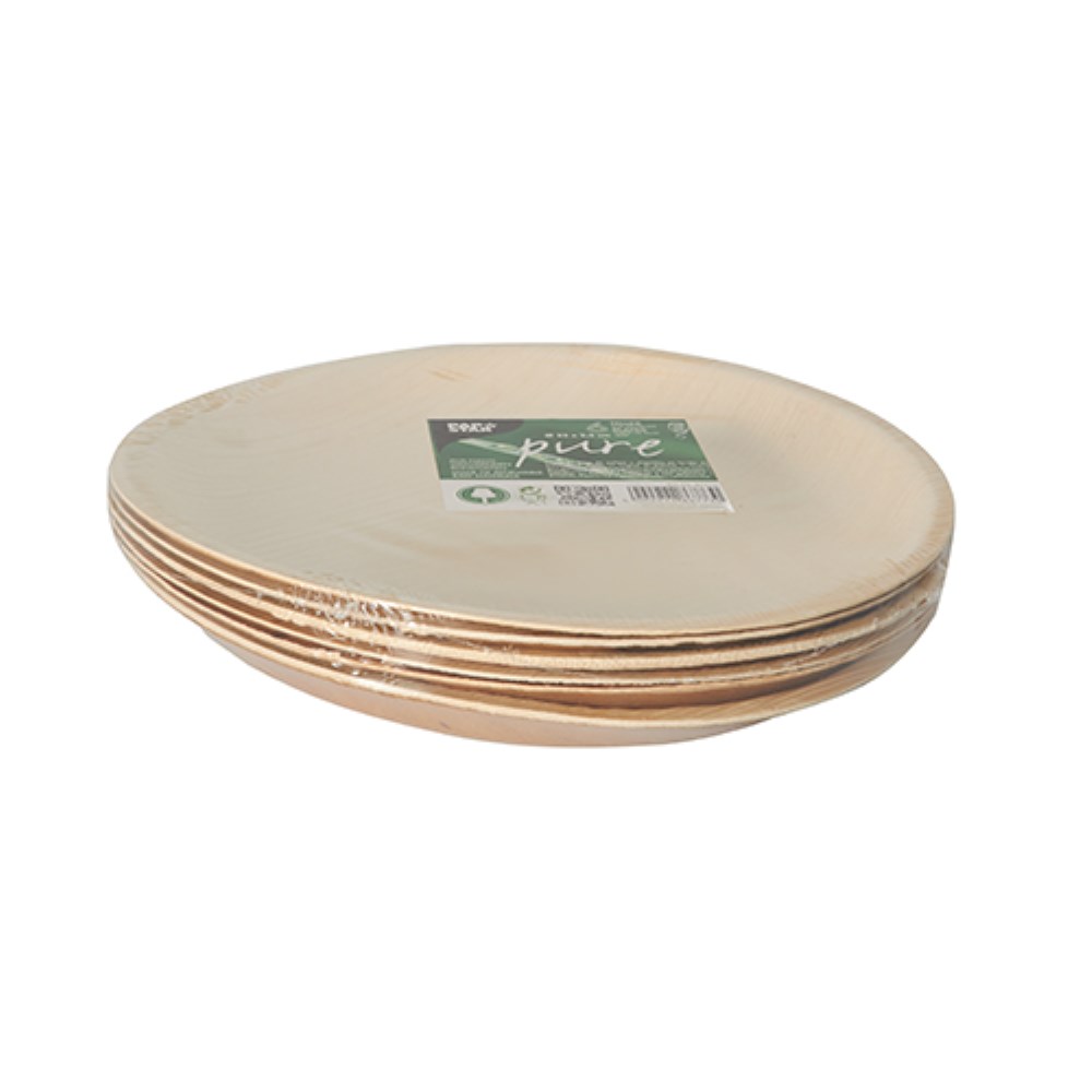 6 Schalen, Palmblatt "pure" rund 300 ml Ø 17,5 cm · 3,5 cm