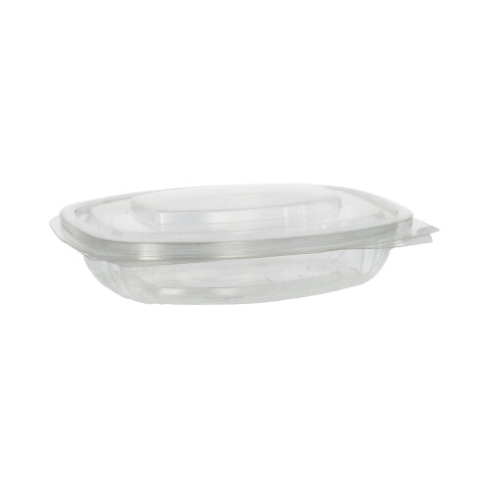 50 Feinkost- und Salatschalen mit Klappdeckeln, PLA "pure" 250 ml 3,1 cm x 16,1 cm x 13,2 cm