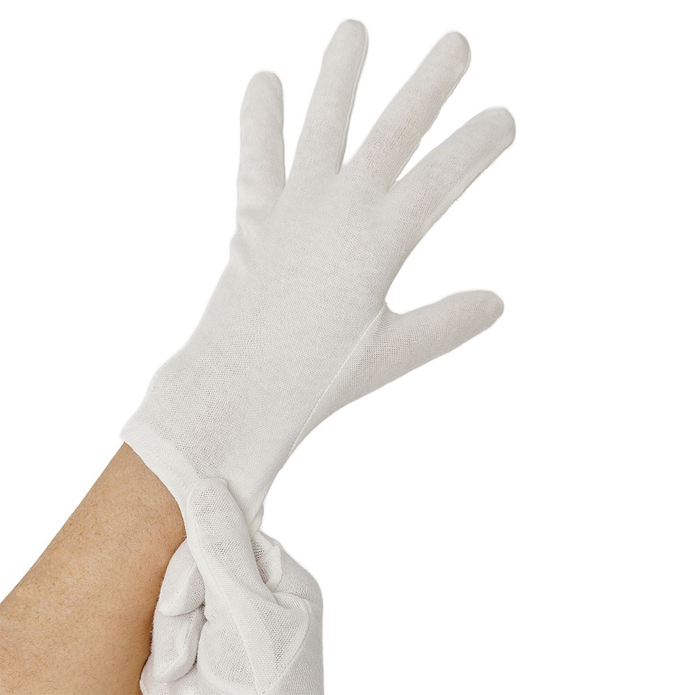 12 Paar "WORK-INN/-PS" Baumwollhandschuhe weiss Größe: 2XL