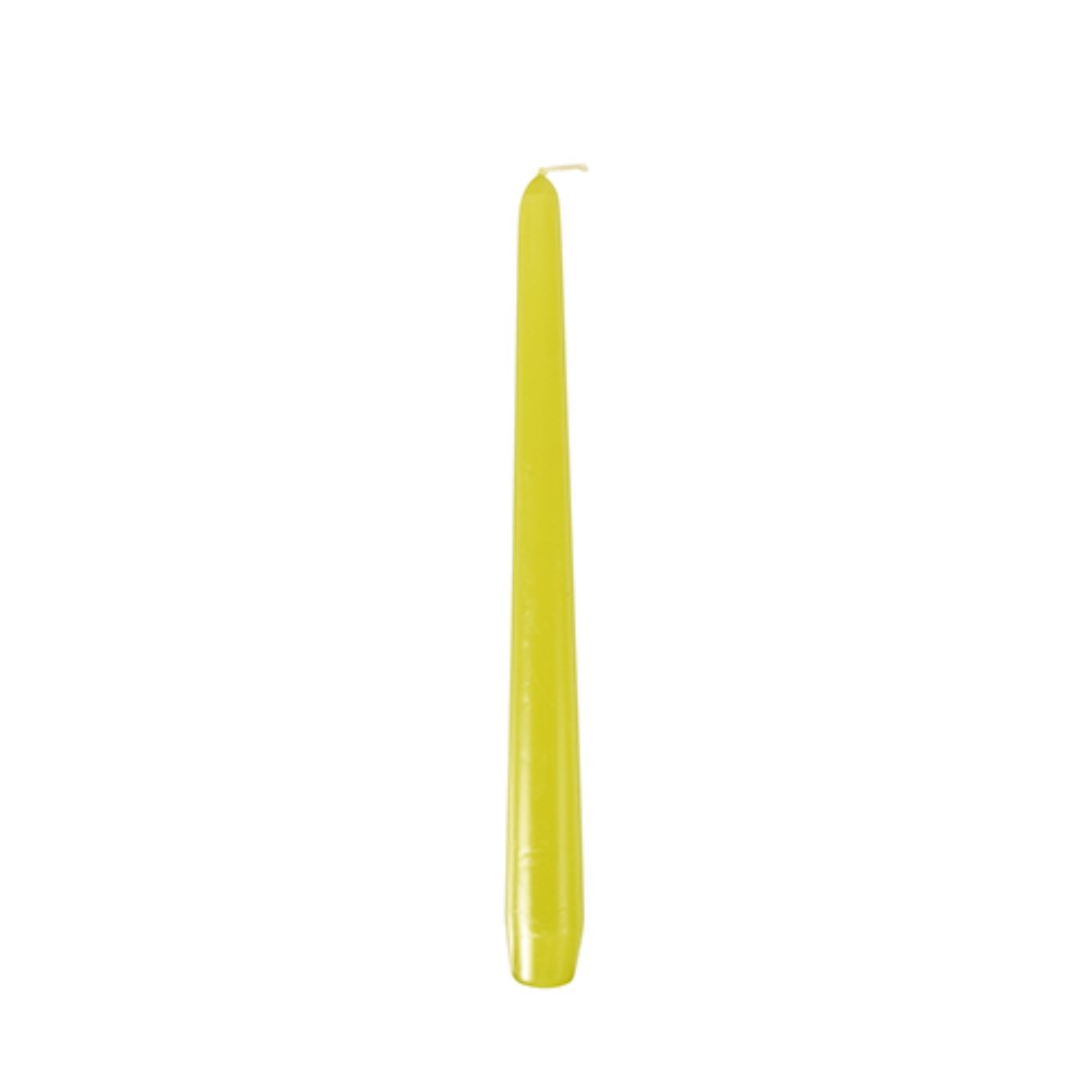 50 Leuchterkerzen Ø 2,2 cm · 25 cm limonengrün