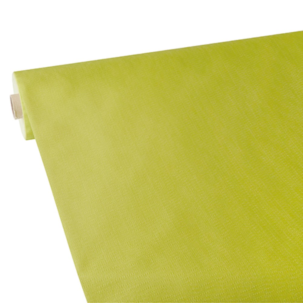 Tischdecke, stoffähnlich, Vlies "soft selection plus" 25 m x 1,18 m limonengrün