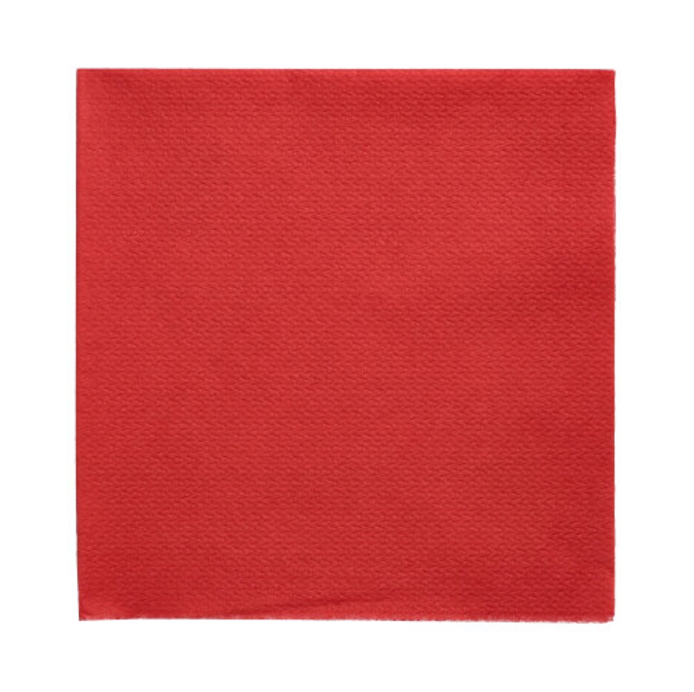 100 Servietten, 1-lagig 1/4-Falz 33 cm x 33 cm bordeaux