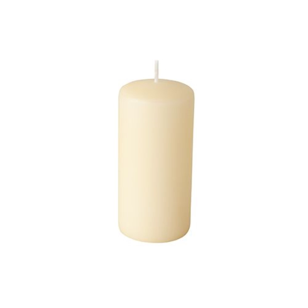 8 Stumpenkerzen Ø 50 mm · 100 mm creme