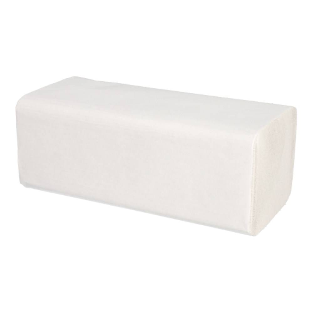 5000 Blatt Handtuchpapier Tissue, recycled V-Falz 23 cm x 25 cm hochweiss 1-lagig