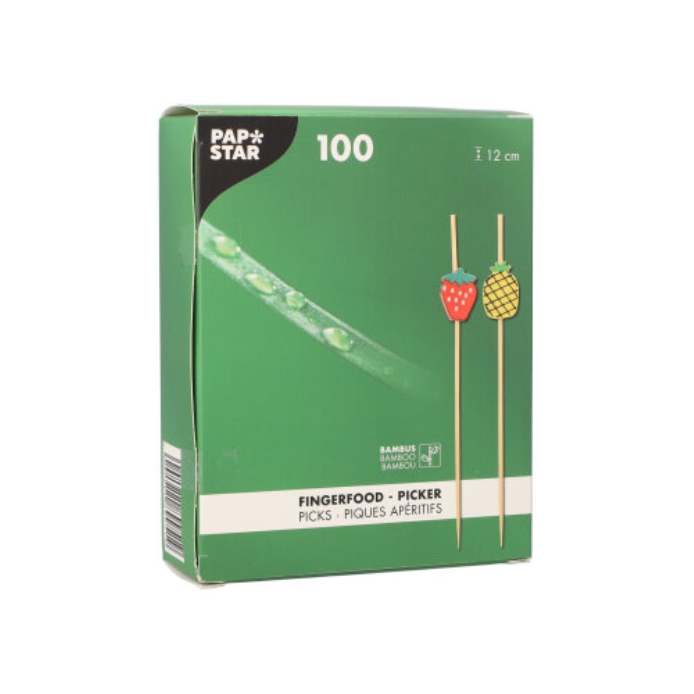 100 Fingerfood - Picker 12 cm "Fruit"