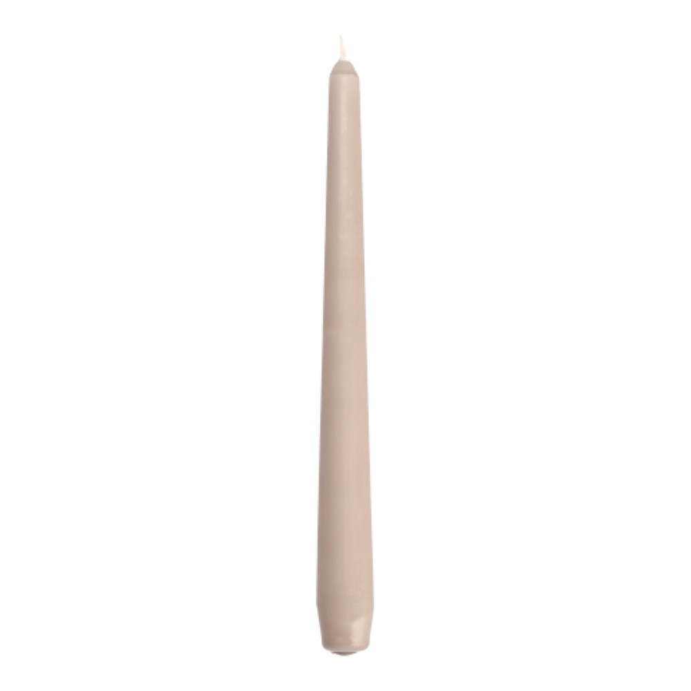 50 Leuchterkerzen Ø 2,2 cm · 25 cm greige