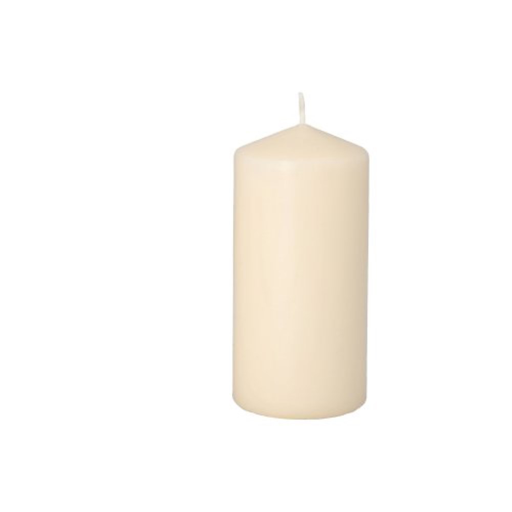 8 Stumpenkerzen Ø 50 mm · 100 mm creme