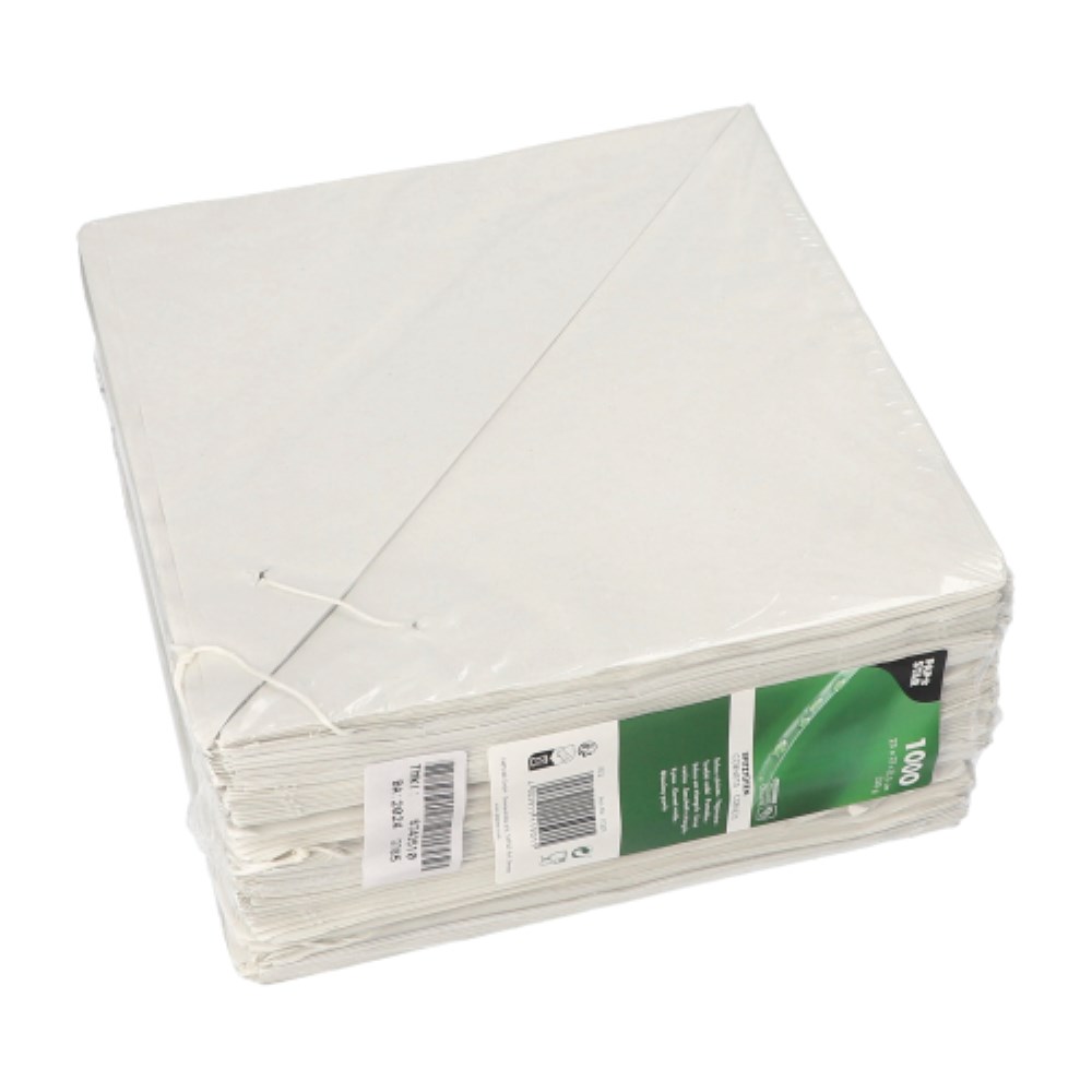 1000 Spitztüten, Cellulose, gefädelt 23 cm x 23 cm x 32,5 cm weiss Füllinhalt 250 g