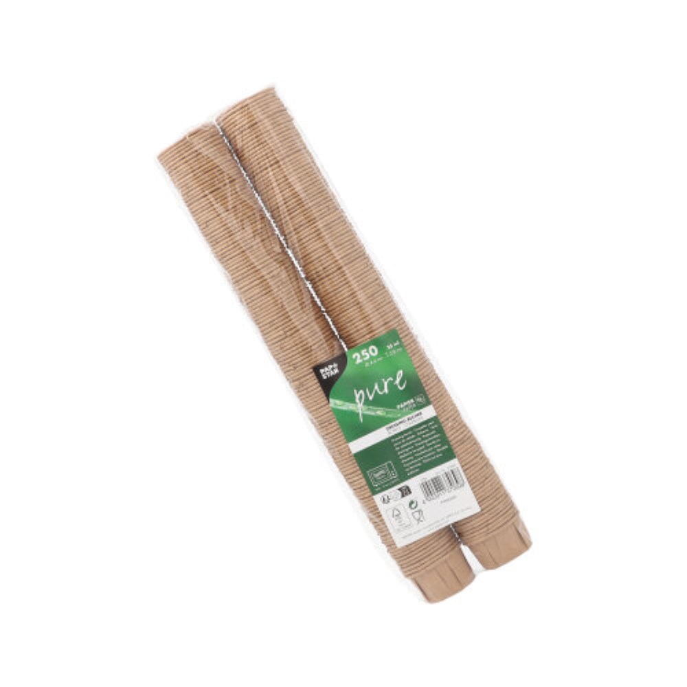 250 Dressingbecher, Papier "pure" 25 ml Ø 4,4 cm · 2,8 cm braun