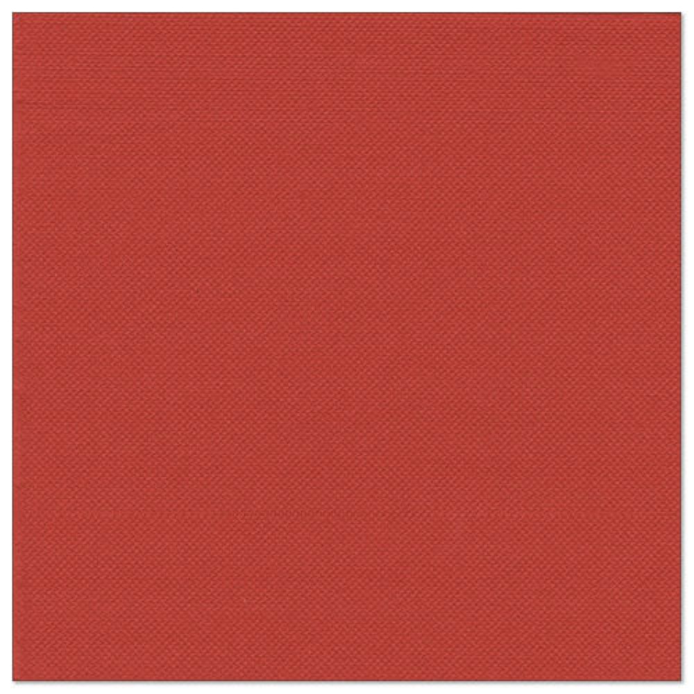 20 Servietten "ROYAL Collection" 1/4-Falz 40 cm x 40 cm feuerrot