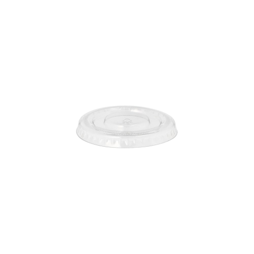 50 Deckel für Portionsbecher PET rund Ø 6 cm