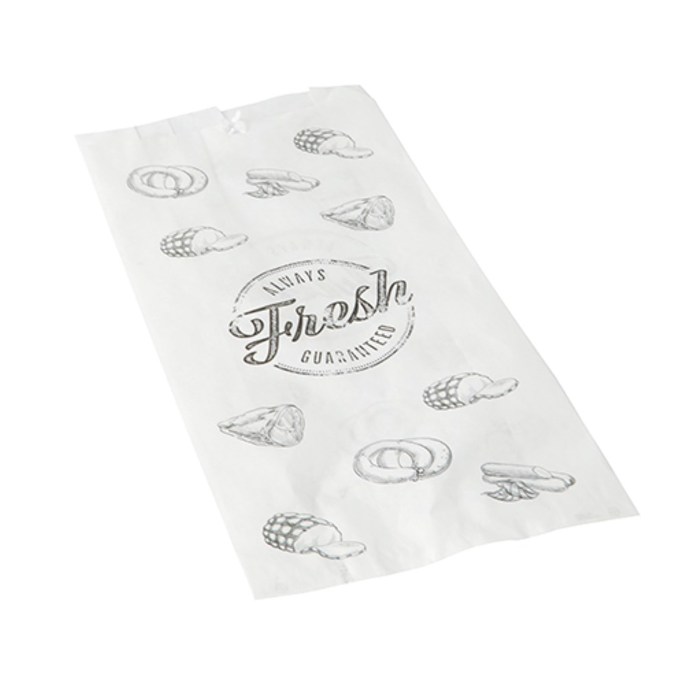 1000 Fleischerbeutel, Kraftpapier, gefädelt 28 cm x 14 cm x 6 cm