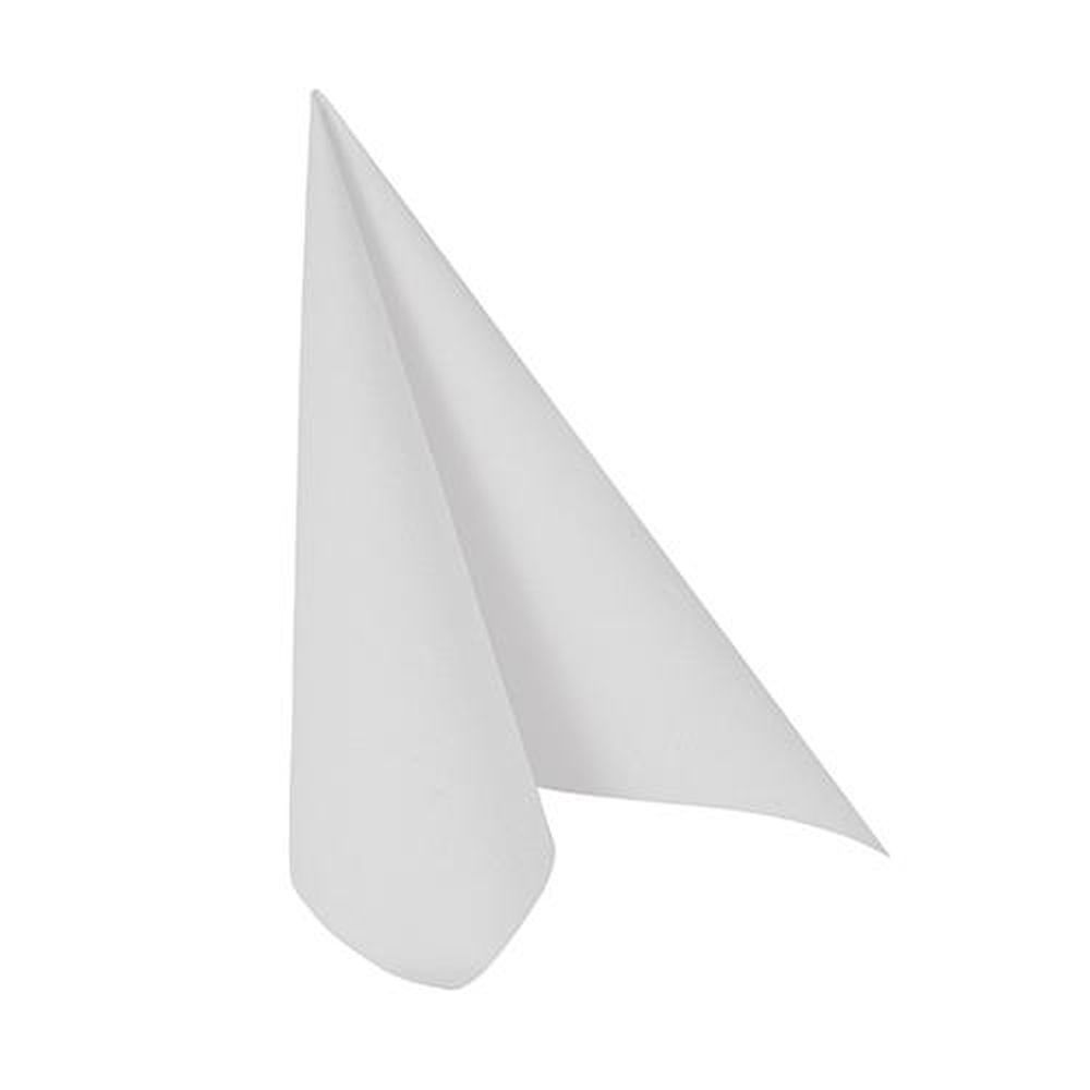 20 Servietten "ROYAL Collection" 1/4-Falz 25 cm x 25 cm weiss